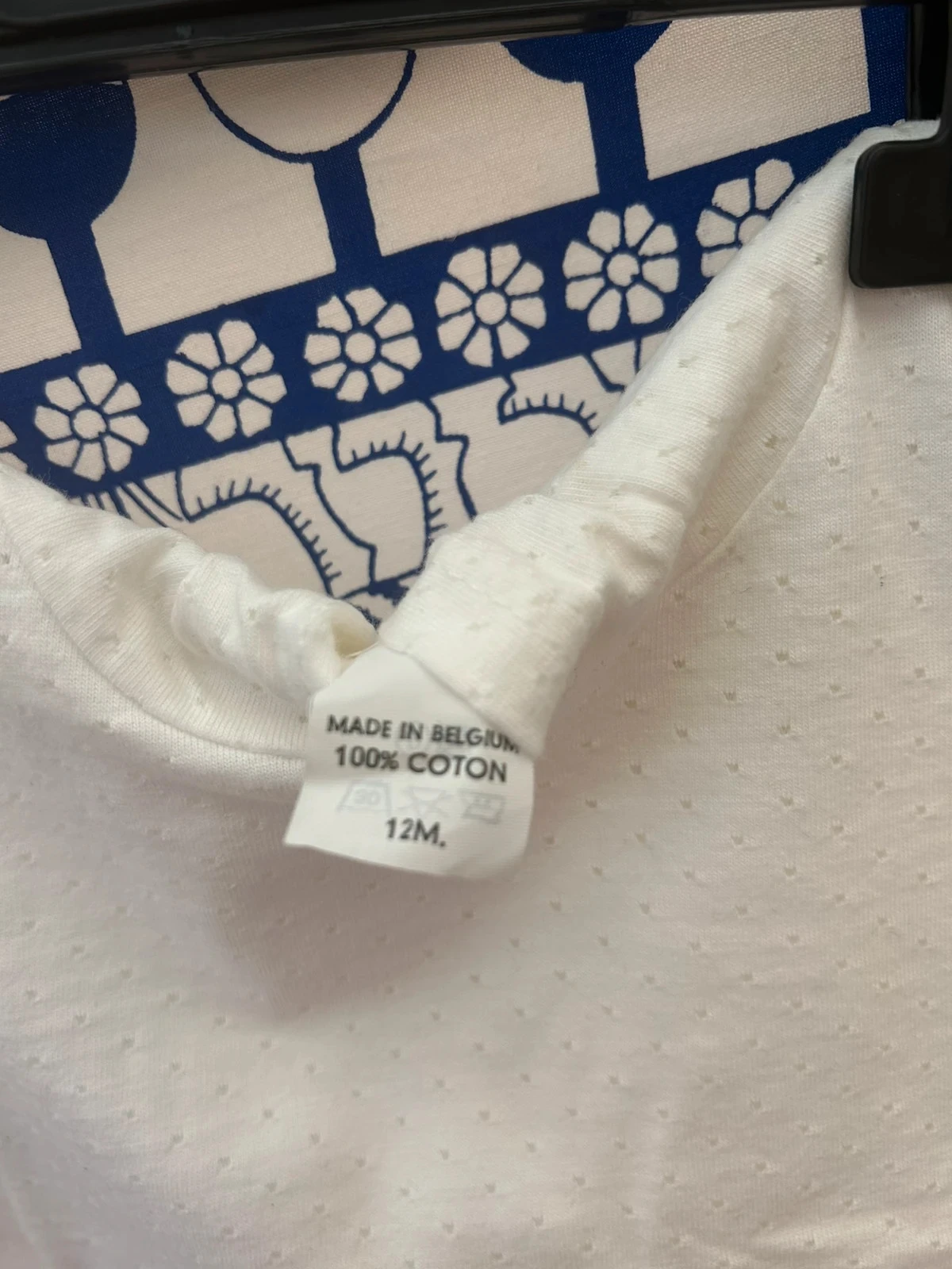 Camiseta 12 meses/1 año blanca para niña Tendance en muy buen estado de algodón – photo 2